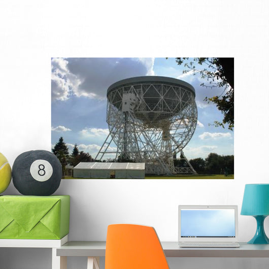 Lovell Telescope Jodrell Bank Wall Decal Design 2