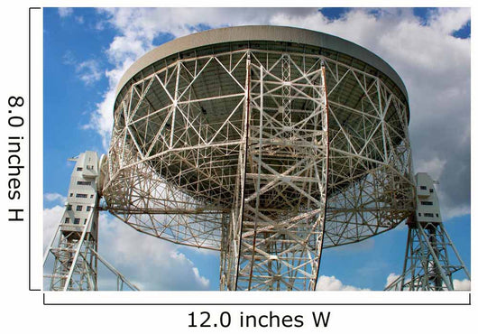 Lovell Telescope Jodrell Bank Wall Decal Design 1