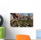 Confrontation between T Rex Wall Decal Design 3