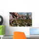 Confrontation between T Rex Wall Decal Design 3
