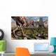 Confrontation between T Rex Wall Decal Design 3