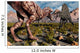 Confrontation between T Rex Wall Decal Design 3