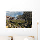 Confrontation between T Rex Wall Decal Design 2