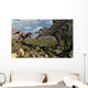 Confrontation between T Rex Wall Decal Design 2