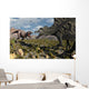 Confrontation between T Rex Wall Decal Design 2
