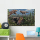 Two T Rex Dinosaurs Wall Decal