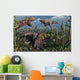 Two T Rex Dinosaurs Wall Decal