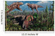 Two T Rex Dinosaurs Wall Decal