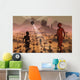 Lone Explorer Discovers Ruins Wall Decal