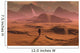 Lone Figure Explorer Watching Wall Decal