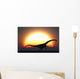 Silhouetted Diplodocus Dinosaur Takes Wall Decal