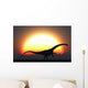 Silhouetted Diplodocus Dinosaur Takes Wall Decal
