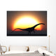 Silhouetted Diplodocus Dinosaur Takes Wall Decal