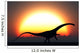 Silhouetted Diplodocus Dinosaur Takes Wall Decal