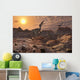 Pack Carnivorous Velociraptors from Wall Decal