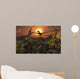 Group Feathered Carnivorous Velociraptors Wall Decal