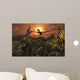 Group Feathered Carnivorous Velociraptors Wall Decal