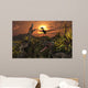 Group Feathered Carnivorous Velociraptors Wall Decal