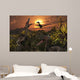 Group Feathered Carnivorous Velociraptors Wall Decal