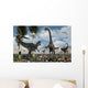 Carnivorous Allosaurus Confronts Diplodocus Wall Decal