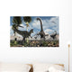 Carnivorous Allosaurus Confronts Diplodocus Wall Decal