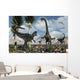 Carnivorous Allosaurus Confronts Diplodocus Wall Decal