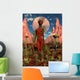 Alien Being State Meditation Wall Decal