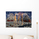 Group Alien Reptoid Beings Wall Decal