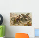 Living Fossils Triceratops and Wall Decal