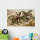 Living Fossils Triceratops and Wall Decal