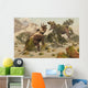 Living Fossils Triceratops and Wall Decal