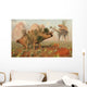 Living Fossils Stegosaurus and Wall Decal