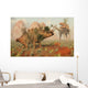 Living Fossils Stegosaurus and Wall Decal