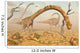 Living Fossilized Omeisaurus Sauropod Wall Decal Design 1