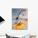 Sauropod Omeisaurs and Flying Wall Decal