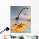 Sauropod Omeisaurs and Flying Wall Decal
