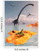 Sauropod Omeisaurs and Flying Wall Decal
