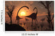 Omeisaurus and Duckbill Dinosaurs Wall Decal Design 1