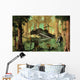 Astronaut Wades through Swamp-like Wall Decal