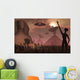 Pyramids Used as Communication Wall Decal