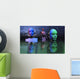 Three Robots Link to Wall Decal