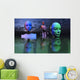 Three Robots Link to Wall Decal