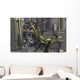 Cloned Allosaurus Being Sedated Wall Decal