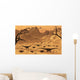 Mixed Herd Dinosaurs Migrate Wall Decal Design 2