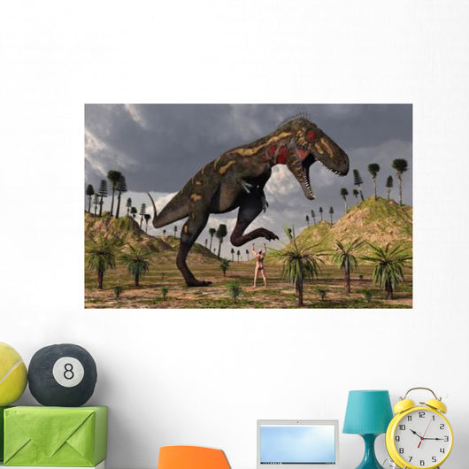 Nano-tyrannosaurus Takes Adam First Wall Decal