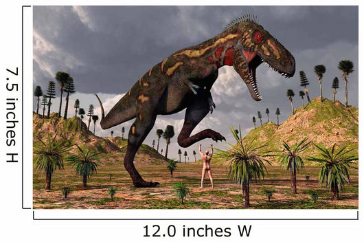Nano-tyrannosaurus Takes Adam First Wall Decal