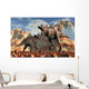Tyrannosaurus Rex and Triceratops Wall Decal