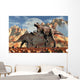 Tyrannosaurus Rex and Triceratops Wall Decal