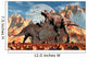Tyrannosaurus Rex and Triceratops Wall Decal