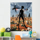 Mysterious Black Shape Beings Wall Decal
